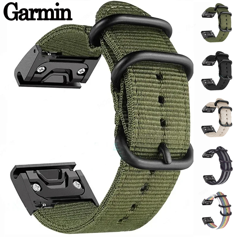 Canvas Strap Watch - Холщовый нейлоновый ремешок для Garmin Fenix