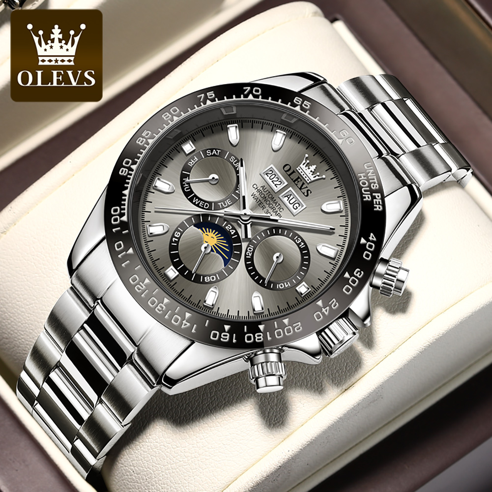 Seiko Watch 5 Sports - OLEVS 6654 Роскошные мужские часы с