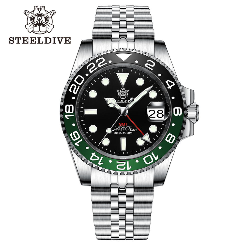 Seiko Watch 5 Sports - STEELDIVE SD1993 V2 двунаправленный керамический безель
