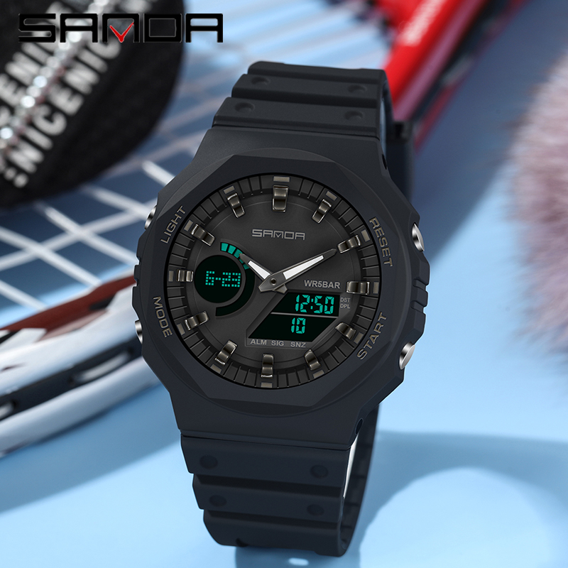 Seiko Watch 5 Sports - SANDA лучшие роскошные мужские кварцевые часы