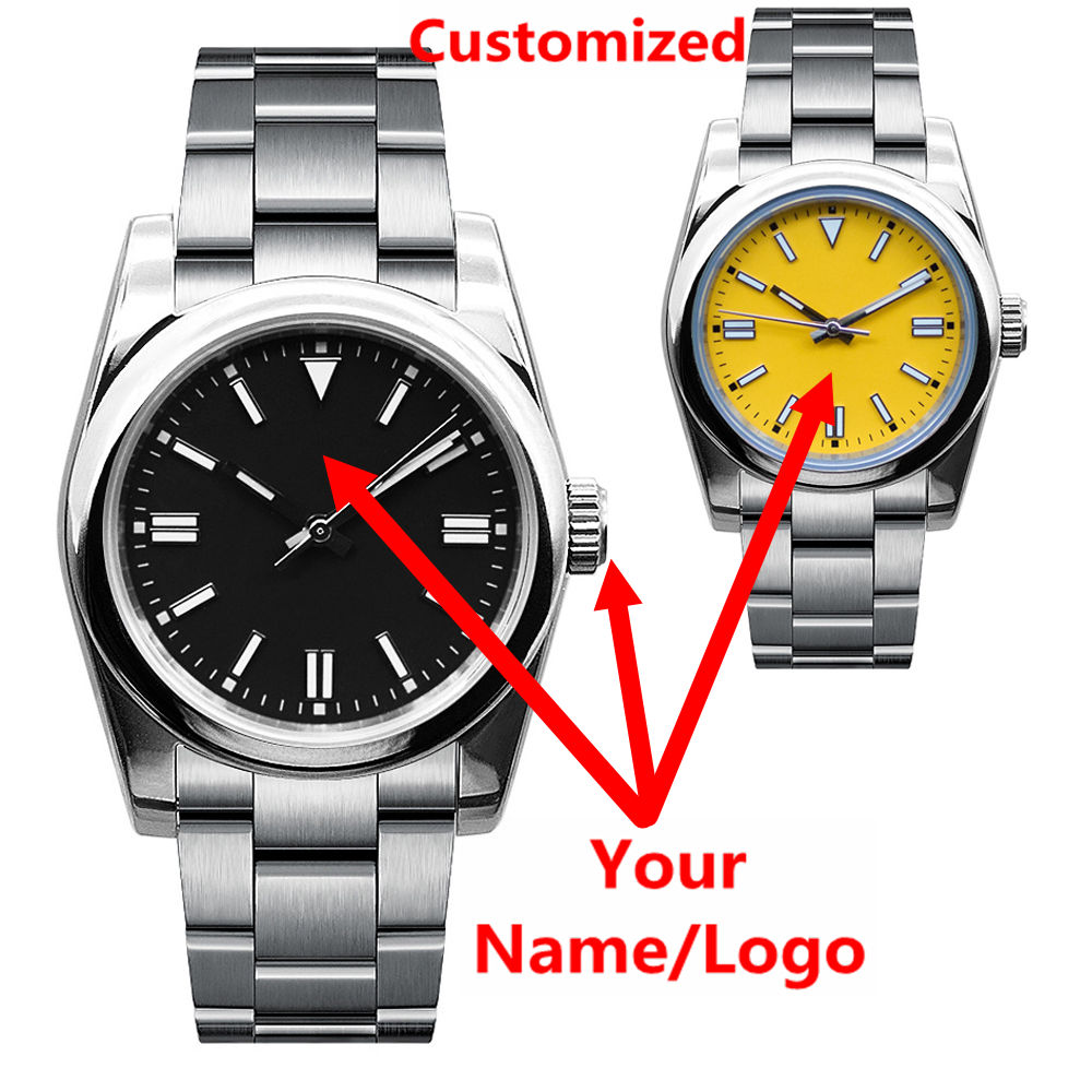 Stainless Bracelet Diver - Мужские часы с индивидуальным логотипом, сапфировым