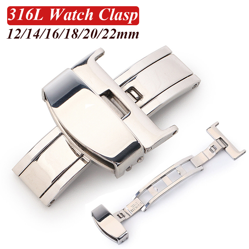 Нержавеющая сталь 316L, пряжка – обзор и цена Butterfly Clasp Deployant