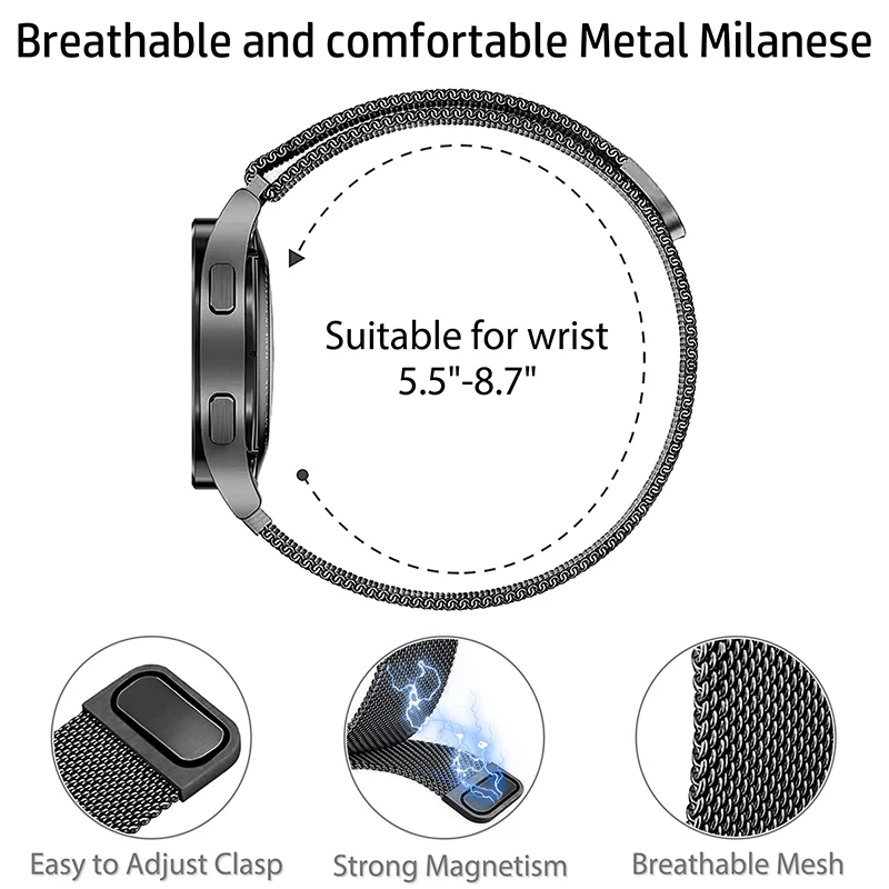 Металлический ремешок Milanese – обзор и цена Milanese Loop Magnetic