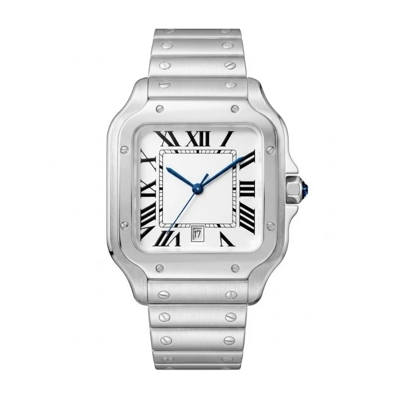 Новые роскошные мужские кварце – обзор и цена Cartier Watch Santos