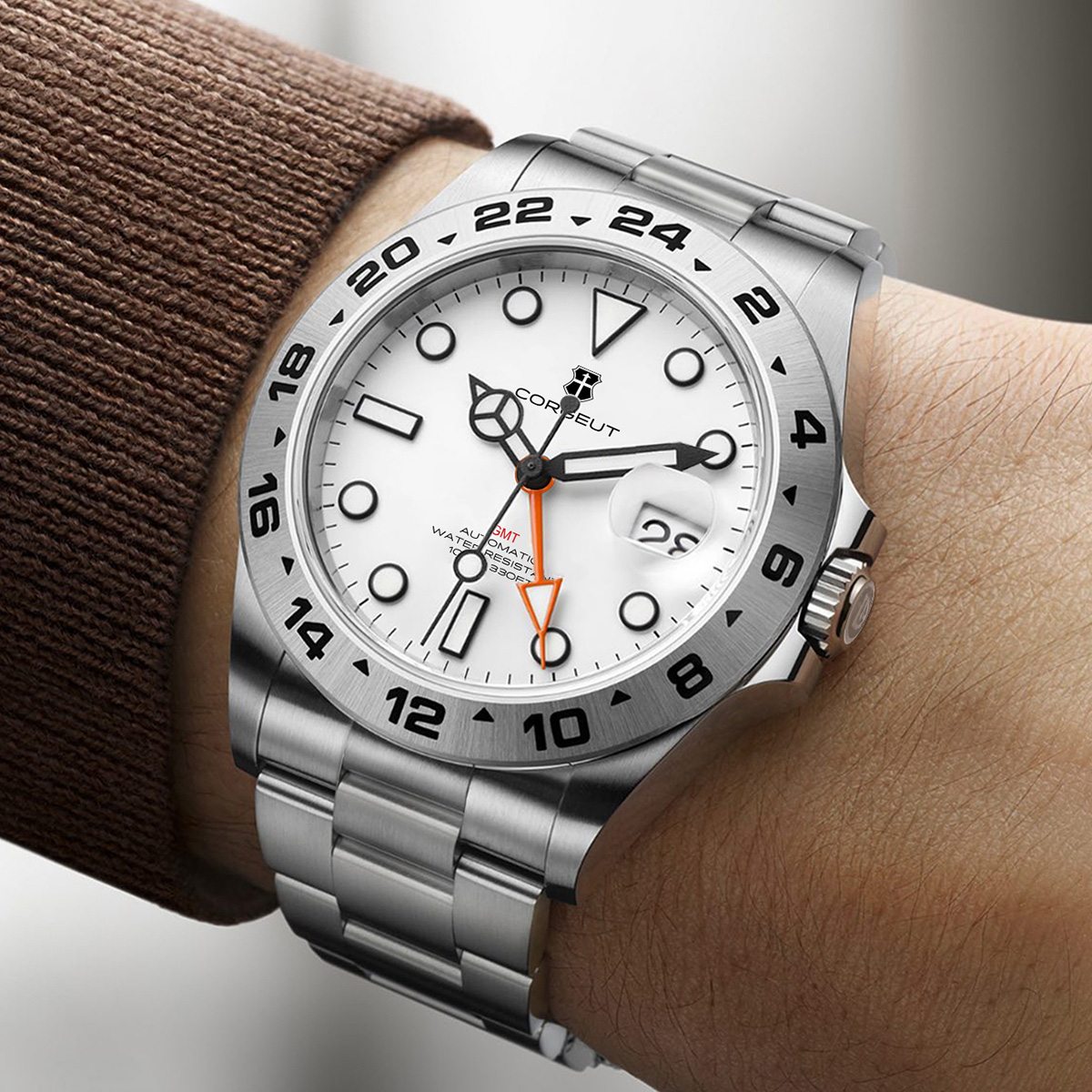 Роскошные 39 мм NH34 автоматич – обзор и цена Stainless Bracelet Diver