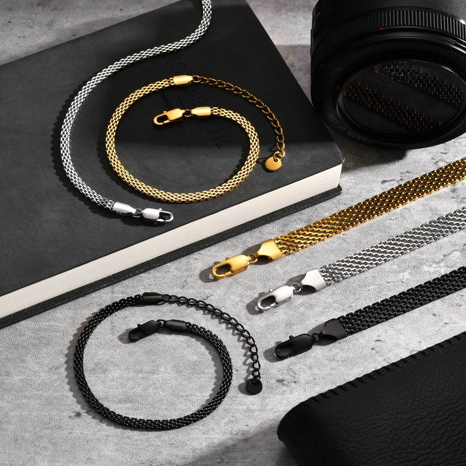 Браслет-цепочка с сетчатым рем – обзор и цена Mesh Strap Metal