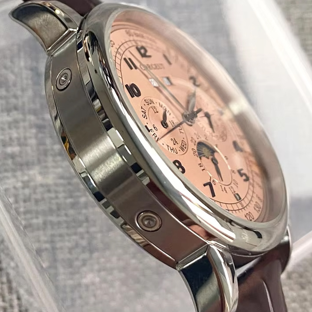 Мужские часы ST1655 с автомати – обзор и цена Leather Watch Band Men