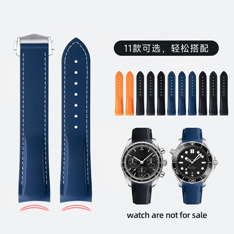 Резиновый силиконовый ремешок  – обзор и цена Omega Watch Speedmaster