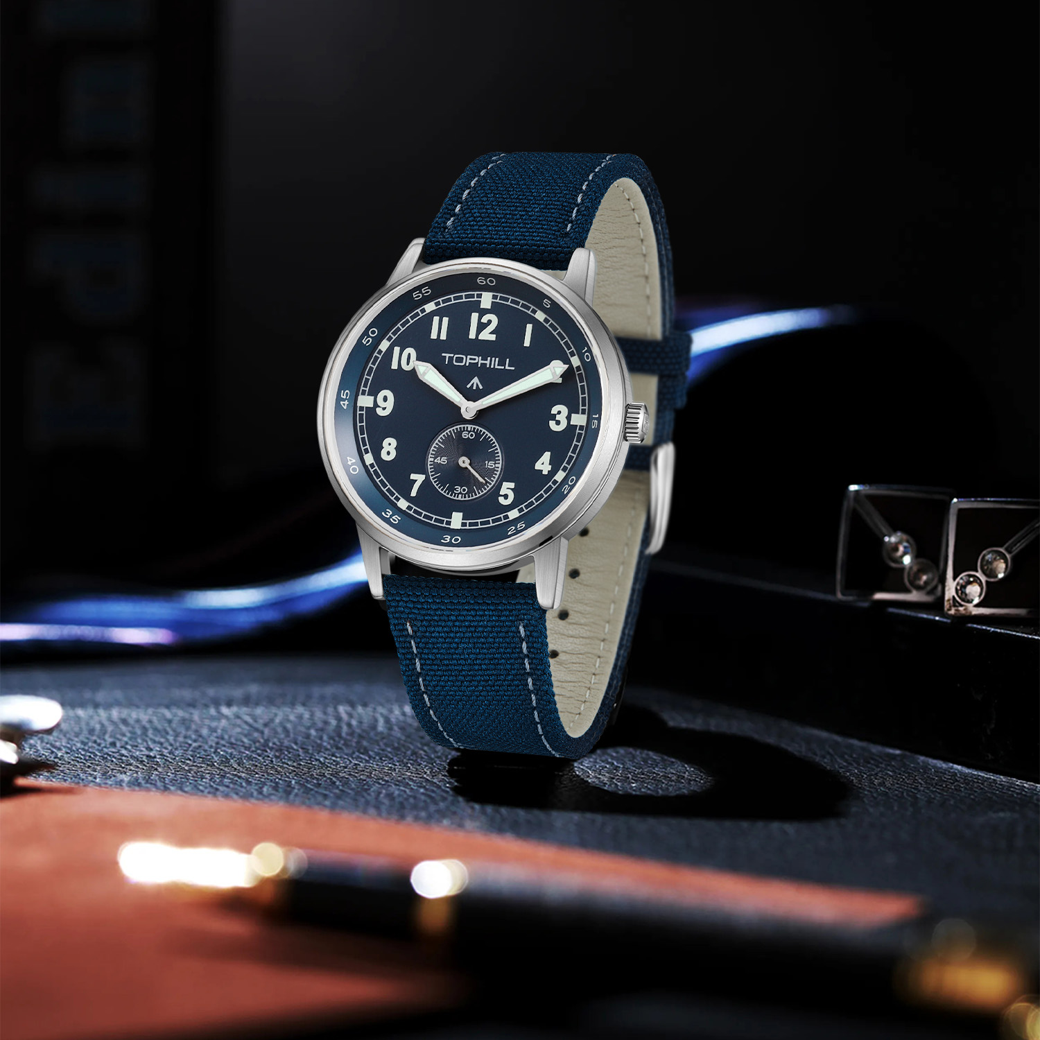 Новинка 2025 года TOPHILL TW09 – обзор и цена Canvas Strap Watch