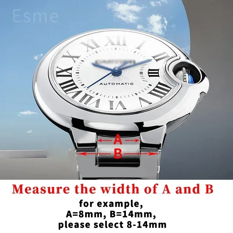 Ремешок для часов 11x18 мм для – обзор и цена Cartier Watch Ballon Bleu