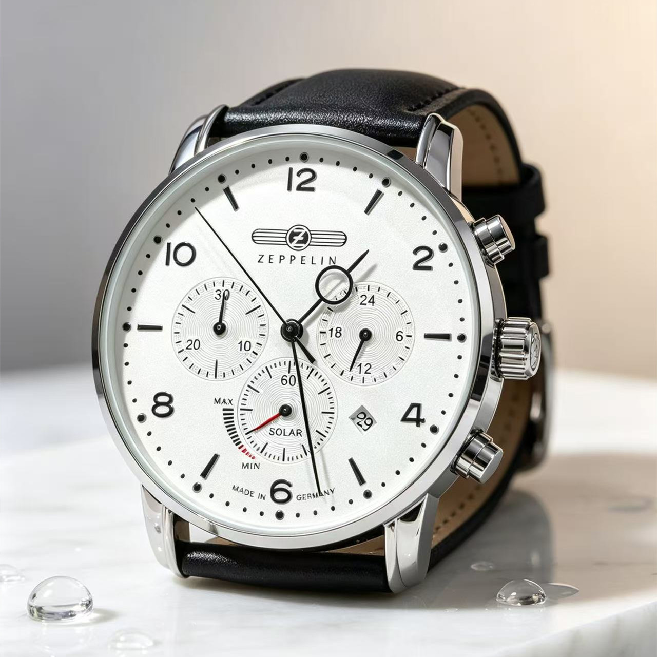Мужские часы Zeppelin Airship  – обзор и цена Leather Watch Band Men
