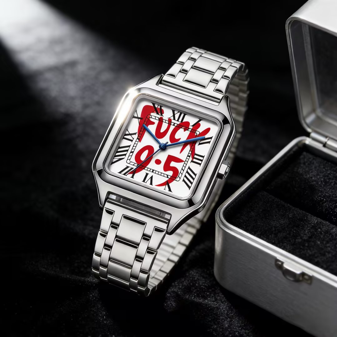 Часы унисекс с квадратным цифе – обзор и цена Cartier Watch Santos
