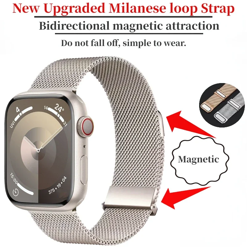 Обновленный миланский ремешок- – обзор и цена Milanese Loop Magnetic