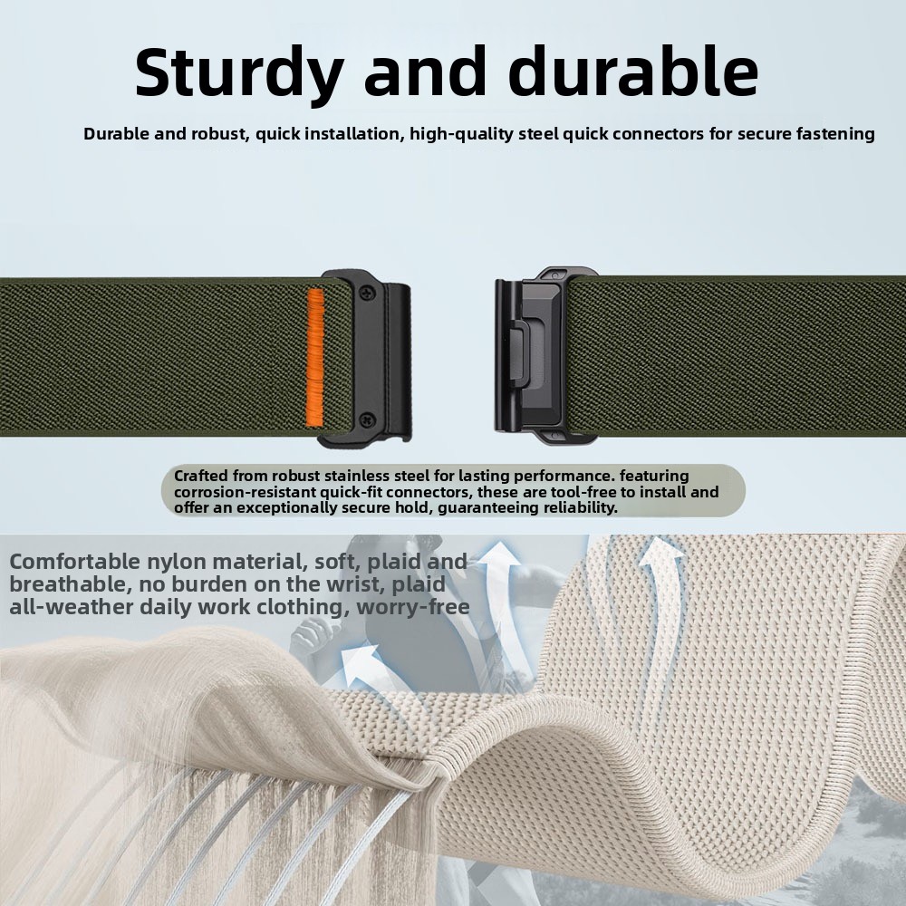 26 22-миллиметровых нейлоновых – обзор и цена Parachute Strap Elastic