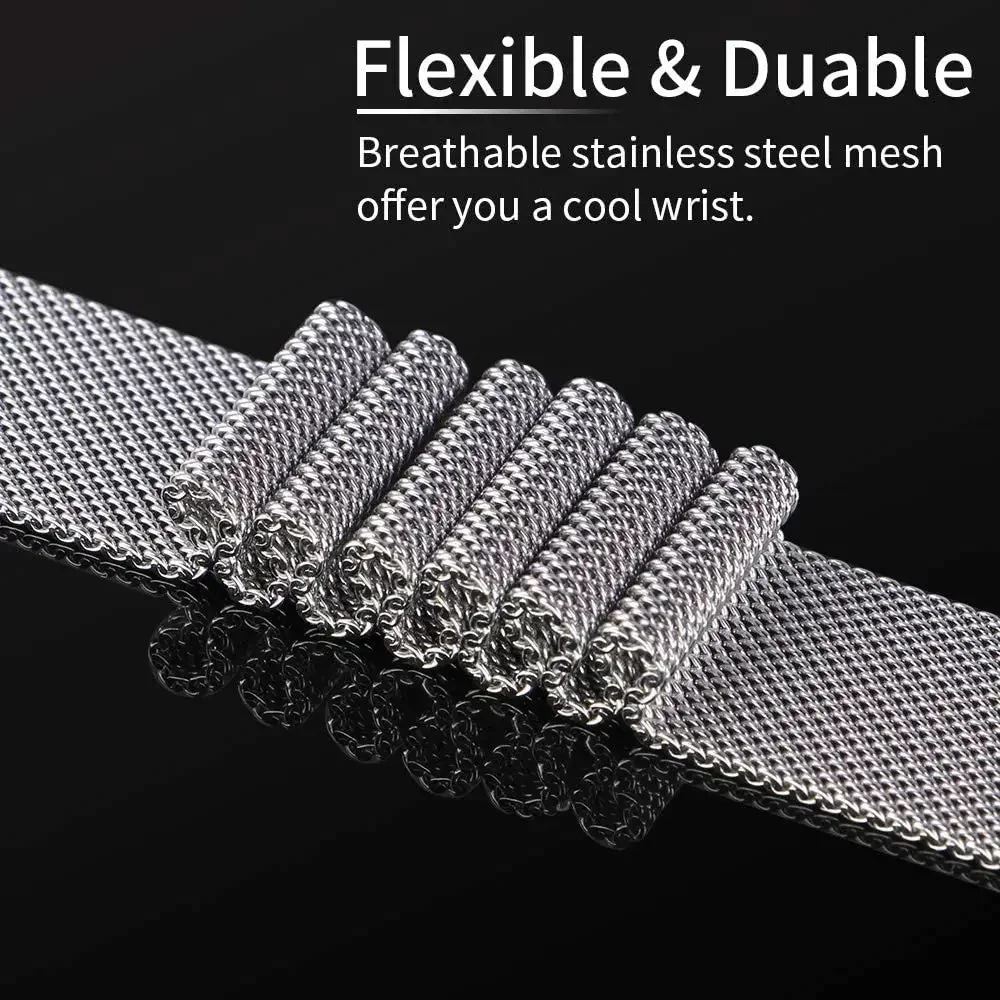 Официальный интерфейсный ремеш – обзор и цена Milanese Loop Magnetic